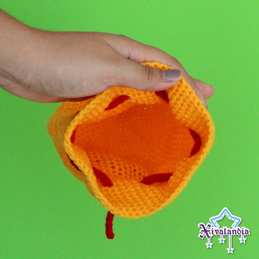 Bell bag Animal Crossing crochet - 6in/15cm - handmade