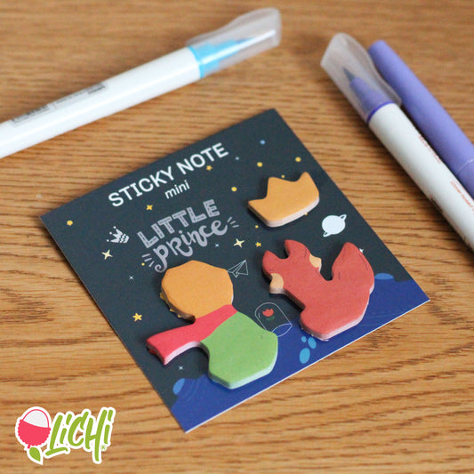 Little Prince Set of Kawaii Sticky Notes, bookmarks